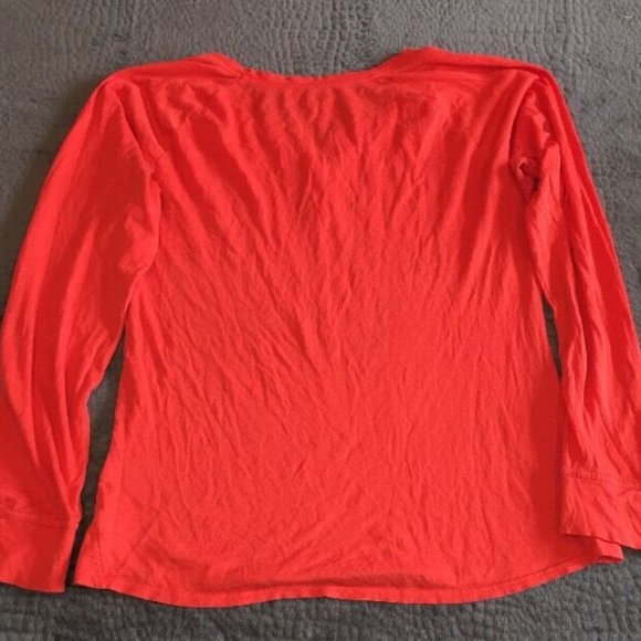 Hurley Womans medium Long Sleeve Tshirt  Orange Co - Picture 4 of 5